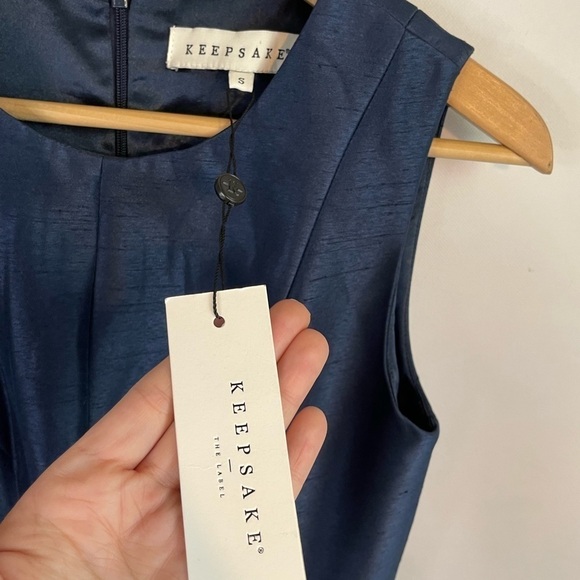 Keepsake Resolution Dress Small Navy Blue Revolve - Picture 6 of 6